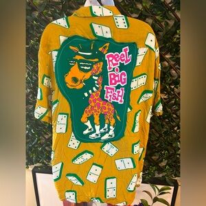 UPCYCLED one of a kind REEL BIG FISH rocker ska music band shirt